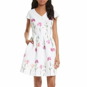 Callila Sketchbook Pleat Skirt Dress TED BAKER